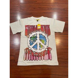 CHINATOWN PEACE ON EARTH CLOUDS TEE SZ S